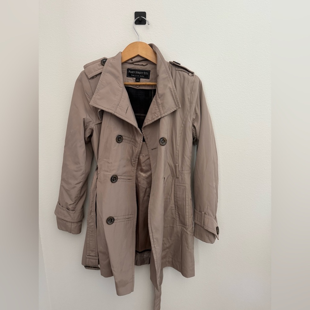 Fleet Street Ltd. Classic Beige Trench Coat